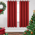 Joydeco Blackout Curtains 72 Inch Length 2 Panels Set, Thermal Insulated Long by JOYDECO