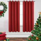 Joydeco Blackout Curtains 72 inches Long 2 Panels Set, Thermal Insulated Long by JOYDECO
