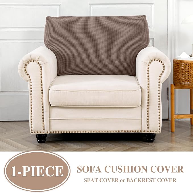 Couch Cushion Cover Seat Cushion Cover Stretch Armchair Cover Separate - Image 3