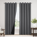 ChrisDowa 100% Blackout Curtains 84 inch Long by ChrisDowa