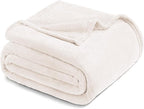 Exclusivo Mezcla Fleece Ivory Throw Blanket - Image 8