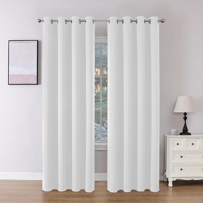 Joydeco Blackout Curtains 95 Inch Length 2 Panels Set, Thermal Insulated by JOYDECO