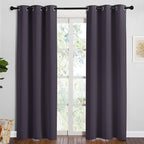 NICETOWN Greyish Purple Blackout Curtains 84 inches Length by NICETOWN