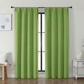Simplebrand Ava Lime Blackout Curtains by Simplebrand