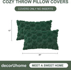 decorUhome St. Patrick’s Day Shamrock Green Pillow Covers 12x20 Inch Set of 2 - Image 8