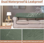 Easy-Going 100% Waterproof Loveseat Couch Cover, Dual Waterproof Sofa Cover - Image 3