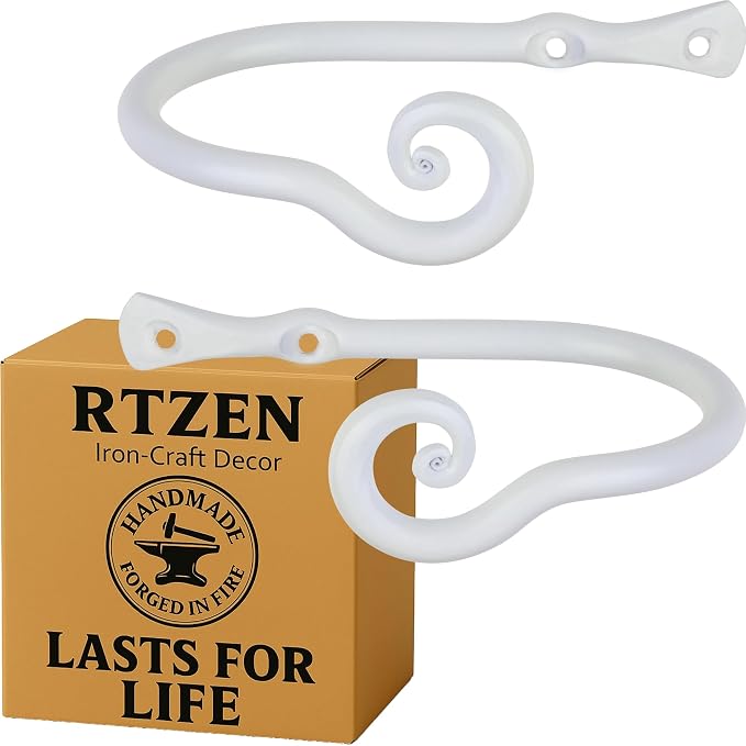 RTZEN Decorative Metal Curtain Tiebacks by RTZEN