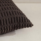 Fancy Homi 4 Packs Boho Dark Brown Decorative Throw Pillow Covers 12x24 Inch - Image 3