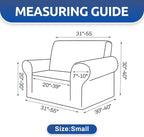 KEKUOU Stretch Single Sofa Slipcover 1 Piece Couch Sofa Cover Furniture - Image 5