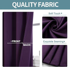 ChrisDowa Blackout Curtains 102 Inches Long 2 Panels Set - Image 3