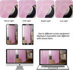 Chyhomenyc Pink Sheer Curtains 120 Inches Long - Image 3