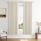 Guken 100% Blackout Curtains 72 Inch Length 2 Panels Set by Guken
