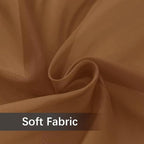 youleyar Solid Sheer Rod Pocket Curtain Voile Draperies 2 Panels White Beige - Image 7