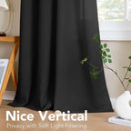 H.VERSAILTEX Living Room Linen Curtains Home Decorative Nickel Grommet Curtains - Image 7