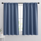 RYB HOME Short Kitchen Curtains, Room Darkening Drapes Thermal Insulated Small by RYBHOME
