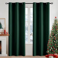 MIULEE Christmas Blackout Curtains, Room Darkening Thermal Insulated Drapes by MIULEE