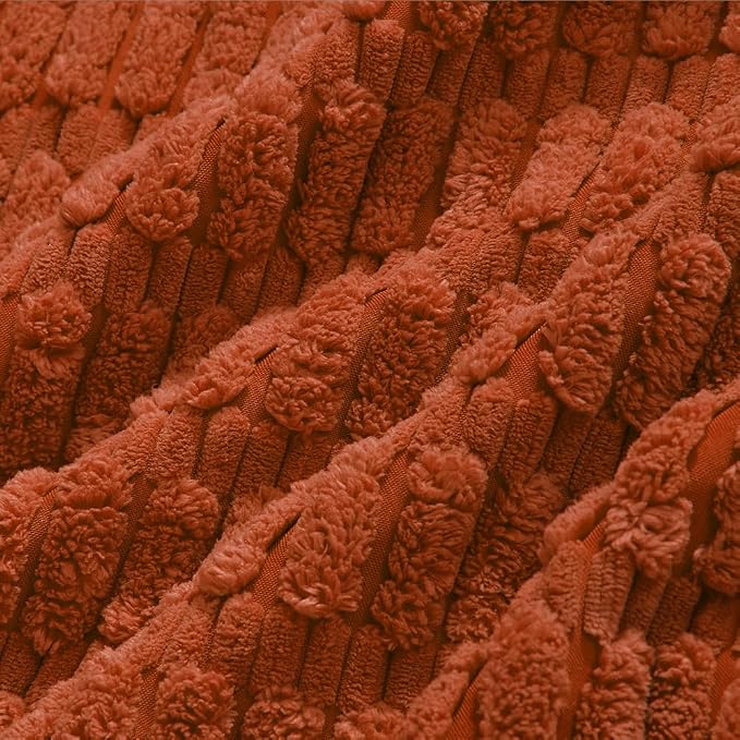Fancy Homi 4 Packs Boho Burnt Orange Fall Decorative Throw Pillow Covers 12x20 - Image 5