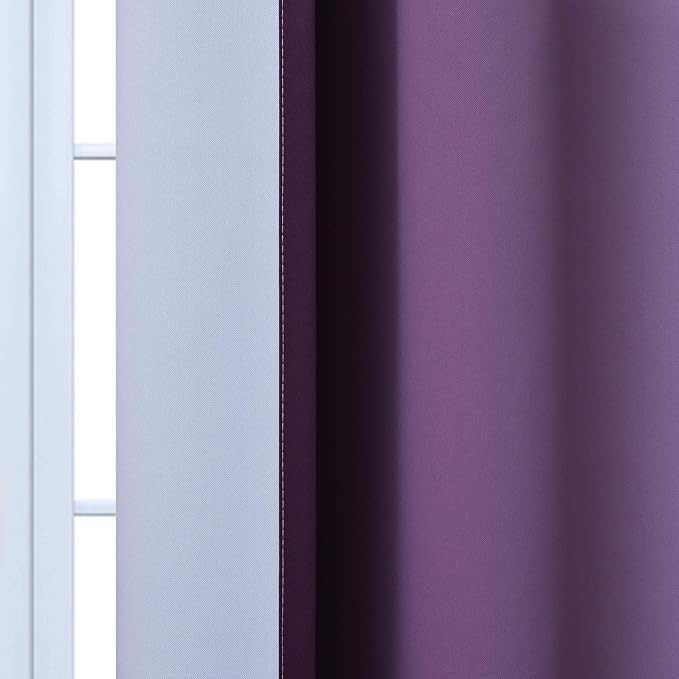 Yakamok Thermal Insulated Ombre Curtains 63 Inch Length 2 Panels, Room - Image 7