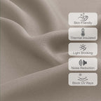 Chyhomenyc Stone Valances for Window, Room Darkening Short Curtains for Kitchen - Image 4