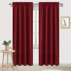 DWCN Christmas Blackout Curtains Room Darkening Thermal Insulated Bedroom by DWCN