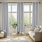 MIULEE Blackout Curtains for Bedroom Living Room 96 Inches Long 2 Panels - Image 6