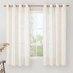 LAMIT 68 Inch Length Linen Curtains by LAMIT