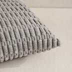 Fancy Homi 4 Packs Grey Decorative Throw Pillow Covers 20x20 Inch - Image 4