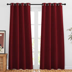 NICETOWN Blackout Doorway Curtains 80 inches Long 2 Panels Set, Grommet Thermal by NICETOWN