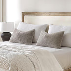 MIULEE Pack of 2 Lumbar Couch Throw Pillow Covers 20x12 Inch Light Gray Modern - Image 3