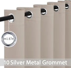 Yakamok Blackout Curtains Room Darkening Thermal Insulated Window Panels - Image 3