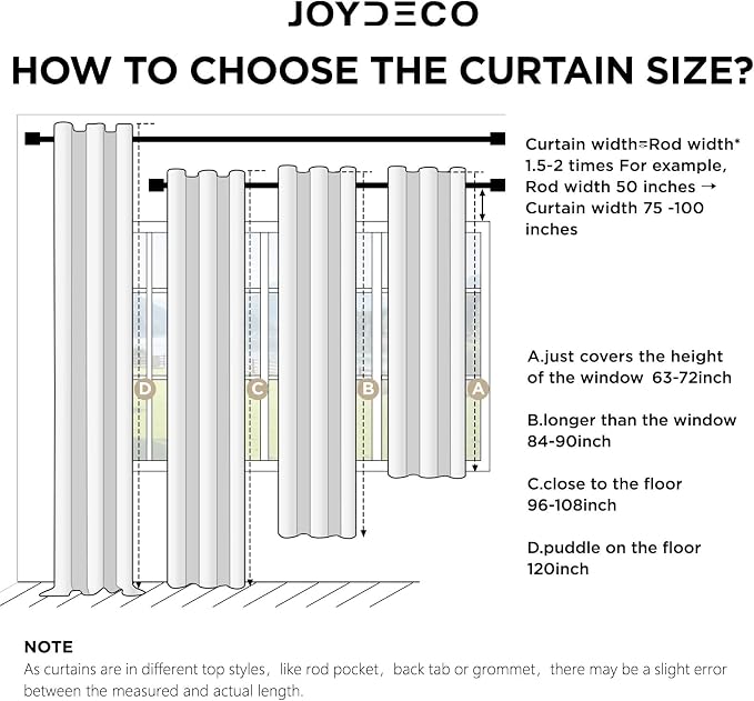Joydeco Blackout Curtains for Bedroom - Image 7