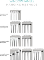 Lush Decor Linen Button Valance | 52"W x 18"L | Farmhouse Style | Coconut Husk - Image 7