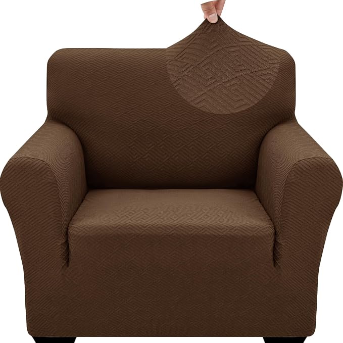 ZNSAYOTX 1 Piece Jacquard Chair Slipcovers by ZNSAYOTX