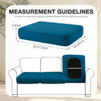 hyha 14Pcs Patio Cushion Covers, Stretch Outdoor Couch Cushion Covers, Washable - Image 2