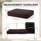 hyha 12Pcs Patio Cushion Covers, Stretch Outdoor Couch Cushion Covers - Image 2