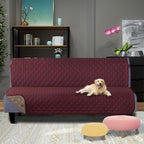 U-NICE HOME Futon Sofa Covers Reversible Sofa Slipcover Armless Cover Furniture - Image 2