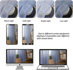 Chyhomenyc Sheer Curtains 90 inches Long 2 Panels - Image 4