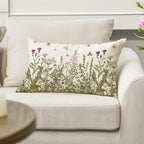 AVOIN colorlife Wildflowers Fall Throw Pillow Cover, 12 x 20 Inch Flower - Image 5