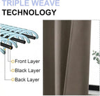 Simplebrand Ava Latte Blackout Curtains - Image 5
