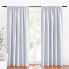 RYB HOME Large Curtains for Bedroom 84 inches Long 2 Panels Set, Privacy by RYBHOME