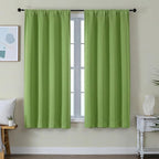 Simplebrand Ava Lime Blackout Curtains by Simplebrand