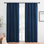 NICETOWN Blackout Curtains for Living Curtains, Moroccan Blue, 2 Panels by NICETOWN