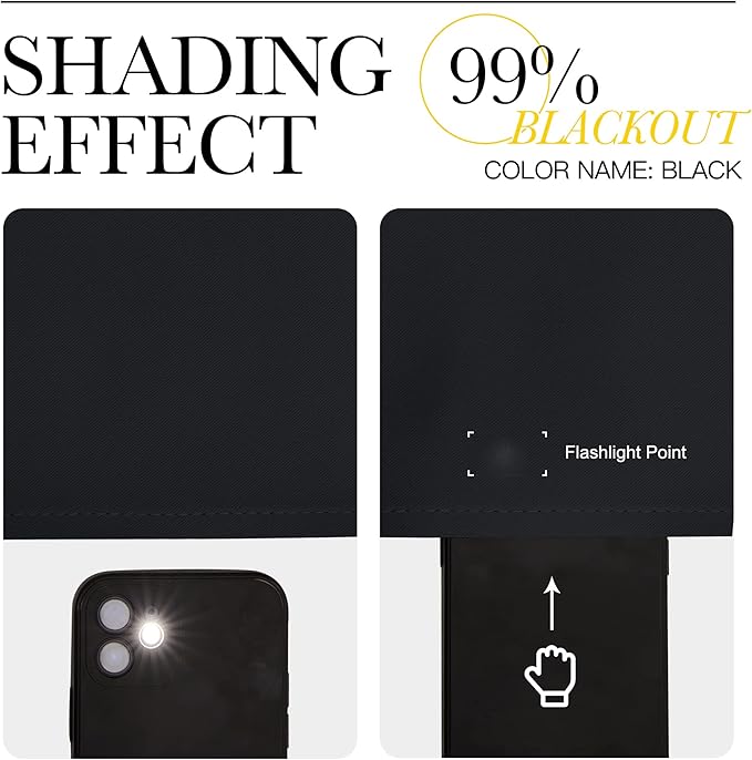 NICETOWN Blackout Draperies Window Curtain Panels, Autumn/Winter Thermal - Image 8