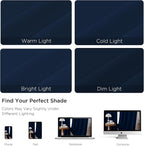 CUCRAF Navy Blue Blackout Curtains Customize, Rod Pocket Room Darkening Curtain - Image 4