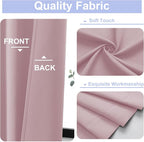 Simplebrand Ava Blush Blackout Curtains - Image 2