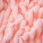 Light Pink Fleece Throw Blanket 108”×90” - Image 6