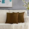 GIGIZAZA Decorative Throw Pillow Covers Set of 2, 26 x 26 Chocolate Couch by GIGIZAZAFocusingonhomedecoration