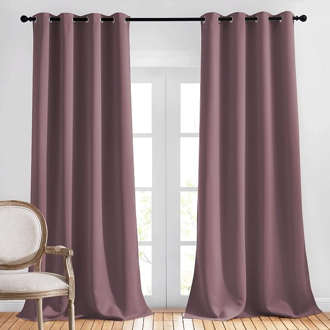 NICETOWN Blackout Curtains 90 inch Length, Sound Reducing Thermal Insulated by NICETOWN
