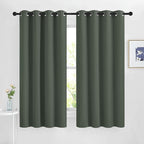 NICETOWN Blackout Curtains for Bedroom, Grommet Solid Thermal Drapes Light by NICETOWN