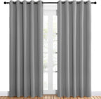 NICETOWN Bedroom Curtains Blackout Drapery Panels, Three Pass Microfiber - Image 2